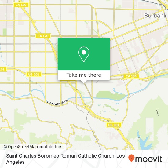 Saint Charles Boromeo Roman Catholic Church map