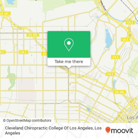 Cleveland Chiropractic College Of Los Angeles map