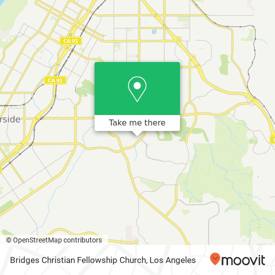 Bridges Christian Fellowship Church map