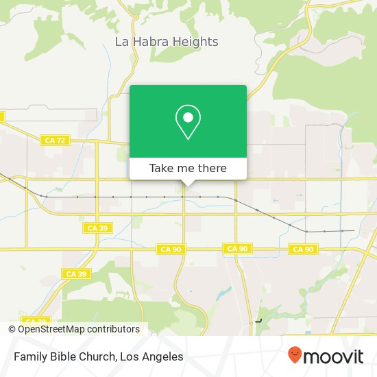 Mapa de Family Bible Church