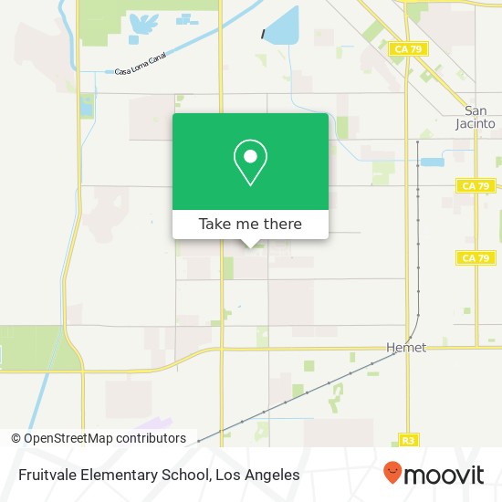 Fruitvale Elementary School map