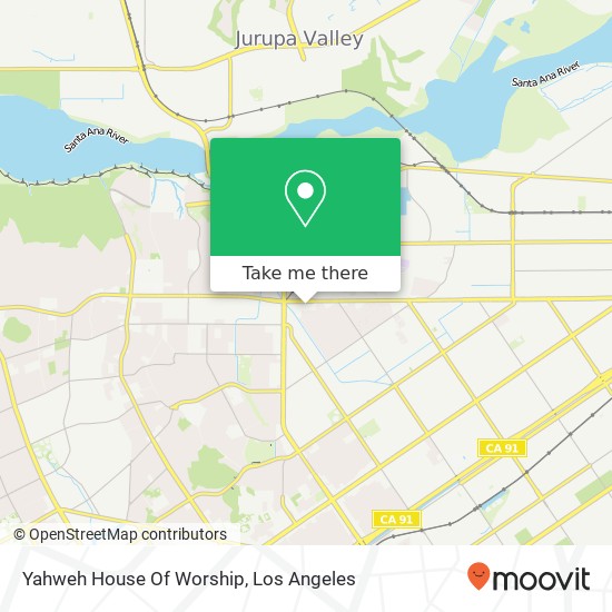 Mapa de Yahweh House Of Worship