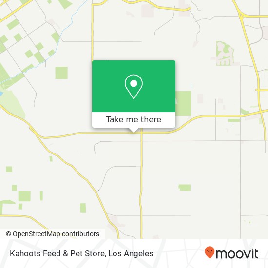 Mapa de Kahoots Feed & Pet Store