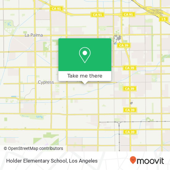 Mapa de Holder Elementary School