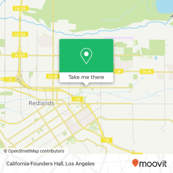 Mapa de California-Founders Hall