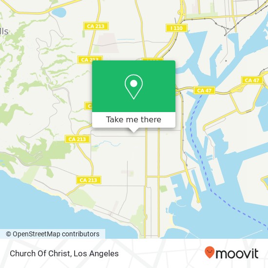 Church Of Christ map