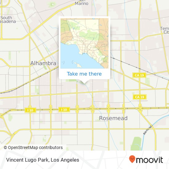 Vincent Lugo Park map