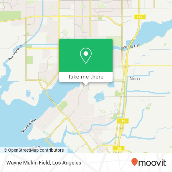 Mapa de Wayne Makin Field