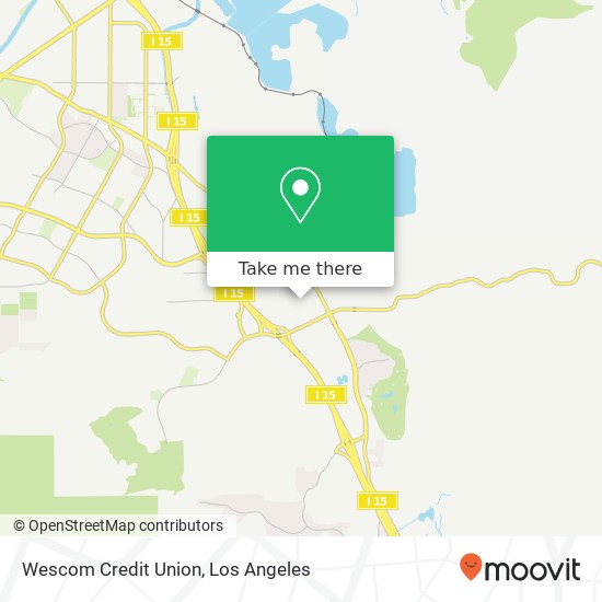 Wescom Credit Union map