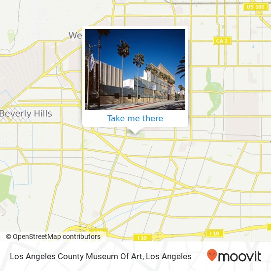 Los Angeles County Museum Of Art map