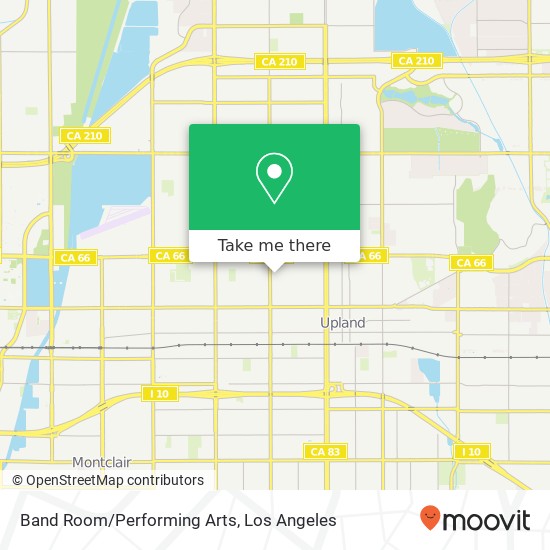 Band Room/Performing Arts map
