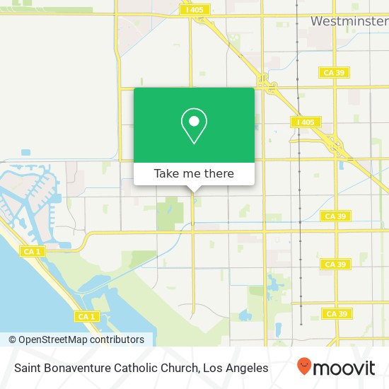 Saint Bonaventure Catholic Church map