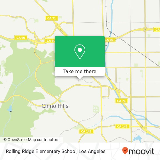 Rolling Ridge Elementary School map