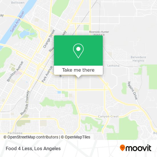 Food 4 Less map