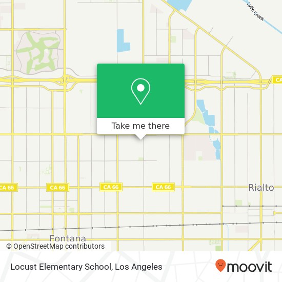 Locust Elementary School map