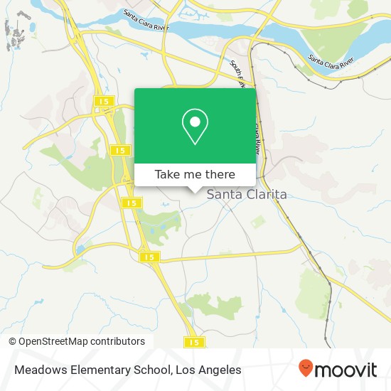 Mapa de Meadows Elementary School