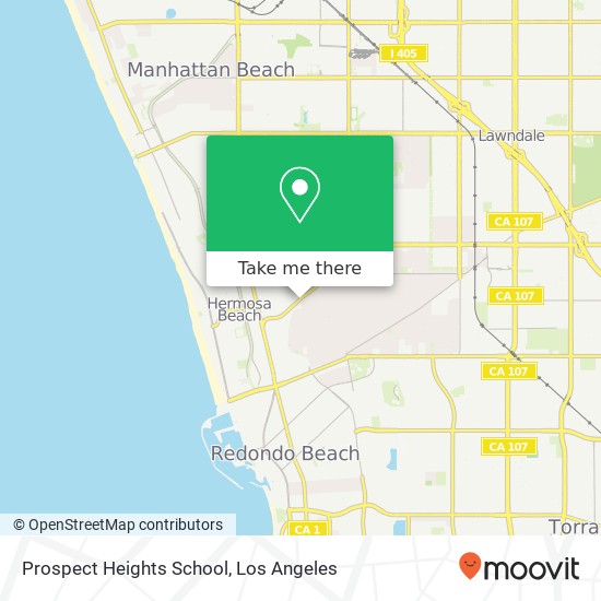 Mapa de Prospect Heights School