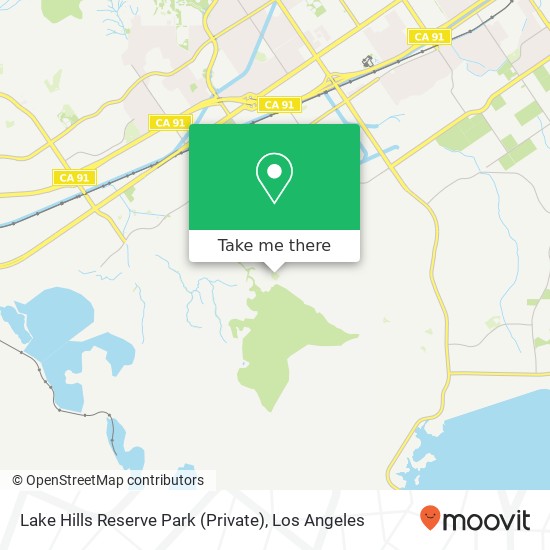 Lake Hills Reserve Park (Private) map