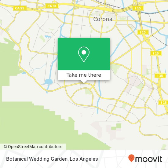 Mapa de Botanical Wedding Garden