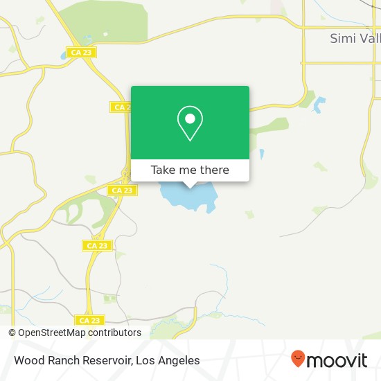 Mapa de Wood Ranch Reservoir