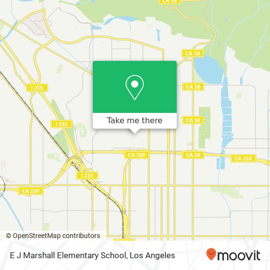 Mapa de E J Marshall Elementary School