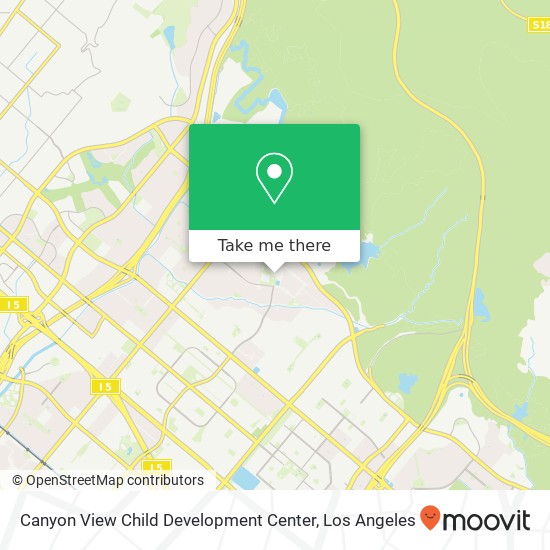 Canyon View Child Development Center map