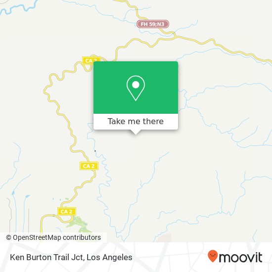 Ken Burton Trail Jct map
