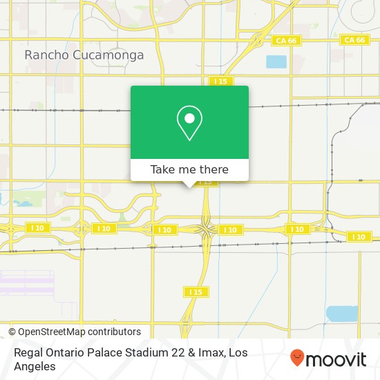 Mapa de Regal Ontario Palace Stadium 22 & Imax