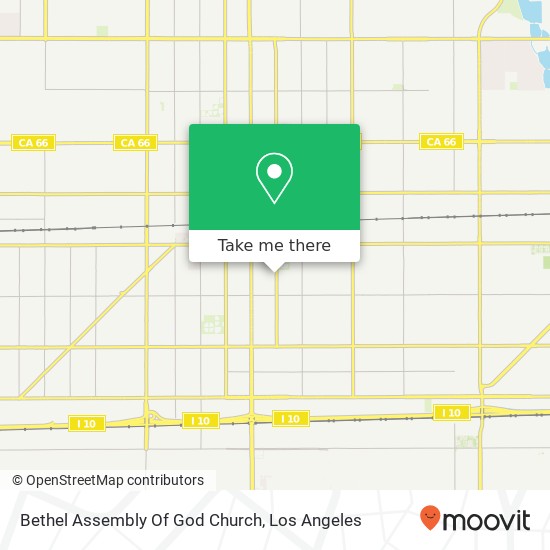 Bethel Assembly Of God Church map
