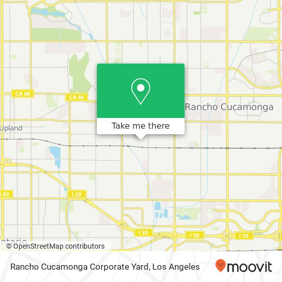 Mapa de Rancho Cucamonga Corporate Yard