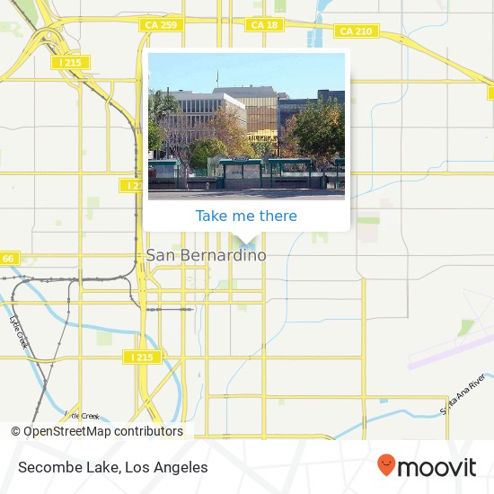 Secombe Lake map