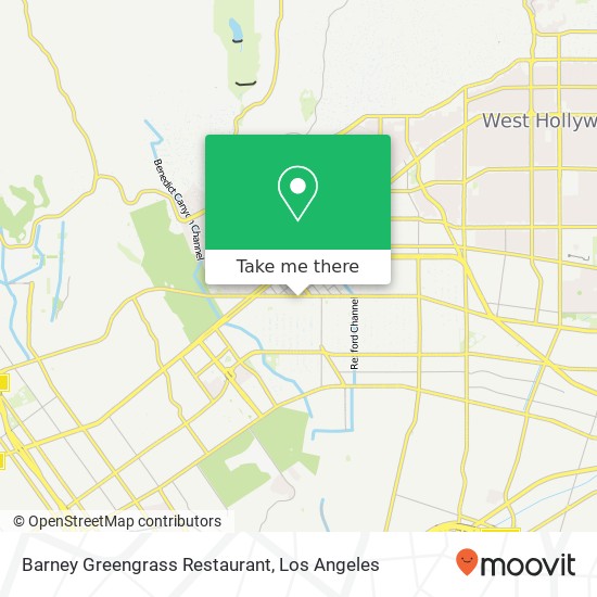 Barney Greengrass Restaurant map