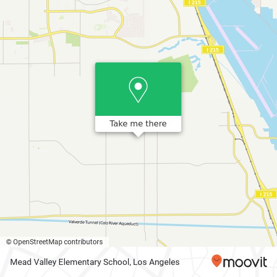 Mapa de Mead Valley Elementary School