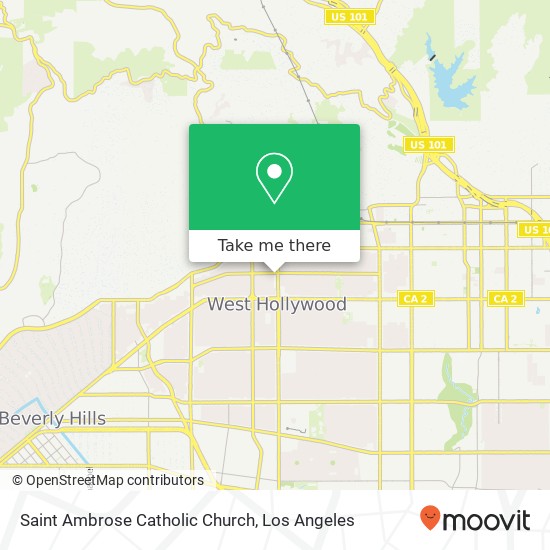 Saint Ambrose Catholic Church map