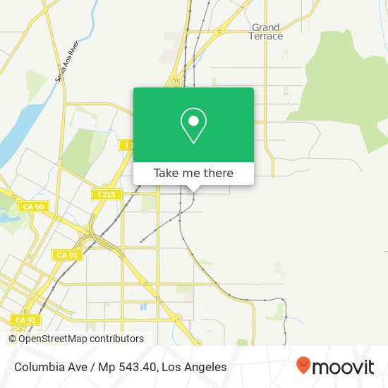 Mapa de Columbia Ave / Mp 543.40