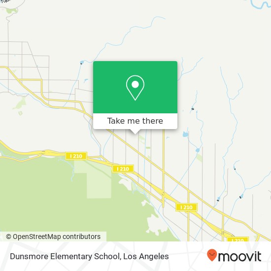 Dunsmore Elementary School map