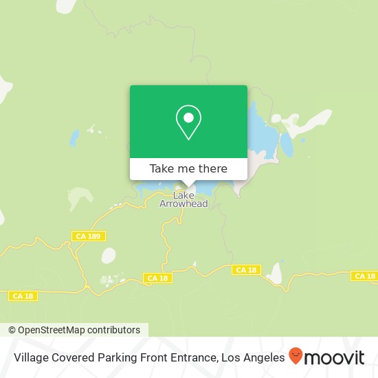 Village Covered Parking Front Entrance map