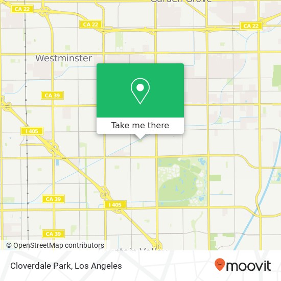 Mapa de Cloverdale Park