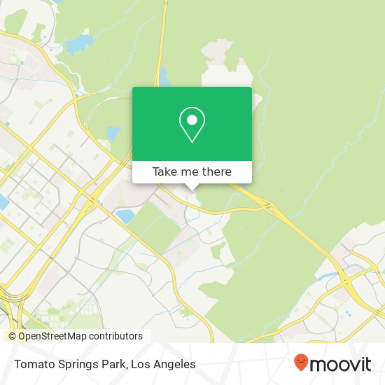 Tomato Springs Park map