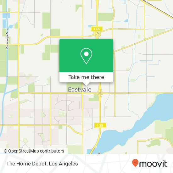 Mapa de The Home Depot