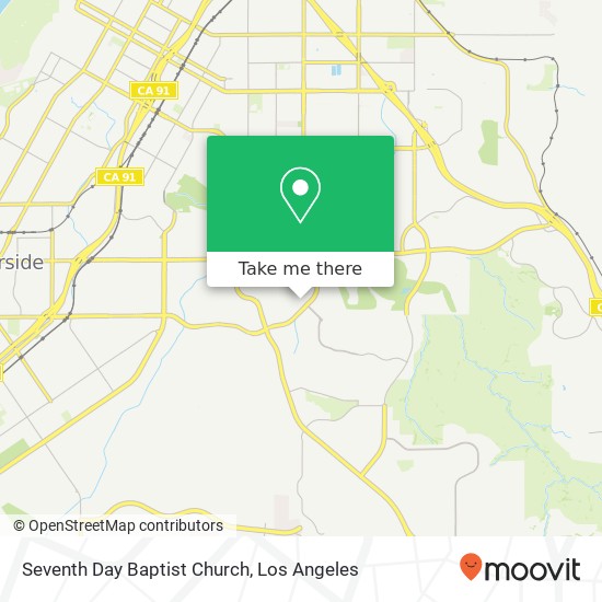 Seventh Day Baptist Church map