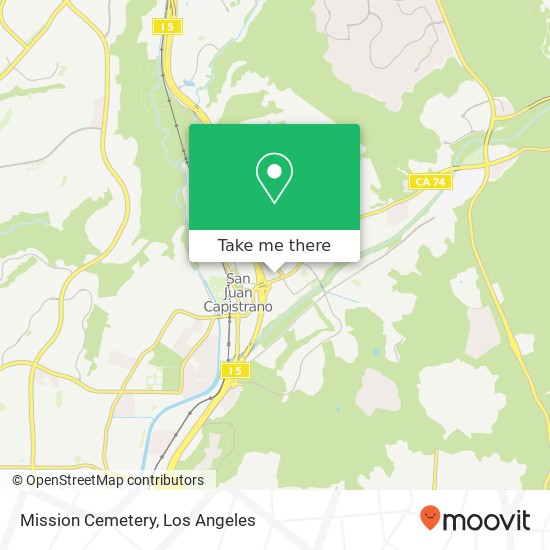 Mission Cemetery map