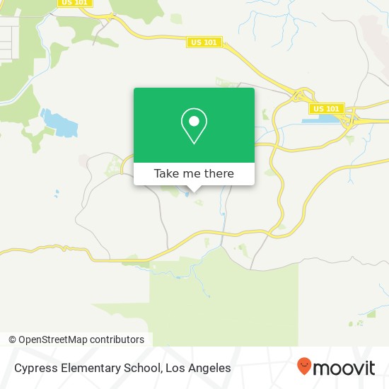 Cypress Elementary School map