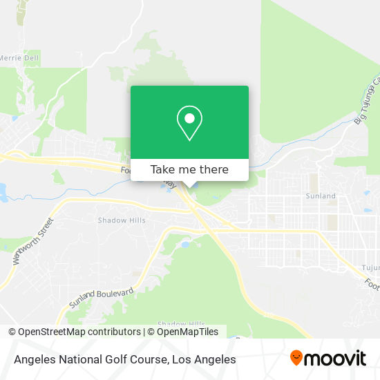 Angeles National Golf Course map