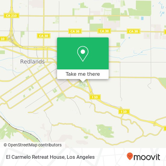 Mapa de El Carmelo Retreat House