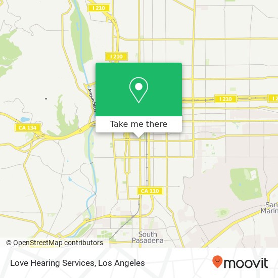 Mapa de Love Hearing Services