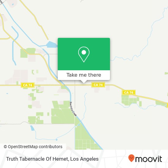 Mapa de Truth Tabernacle Of Hemet