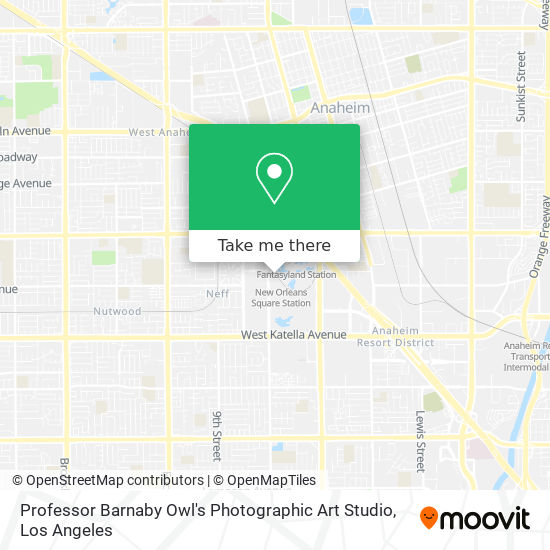 Mapa de Professor Barnaby Owl's Photographic Art Studio