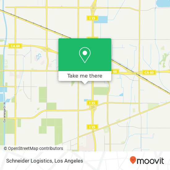 Schneider Logistics map