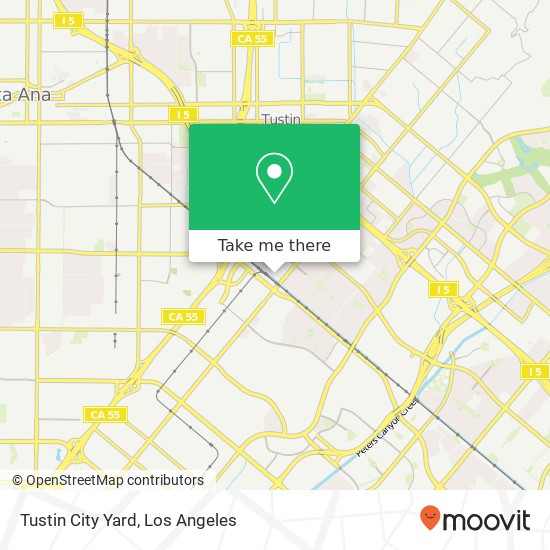 Tustin City Yard map